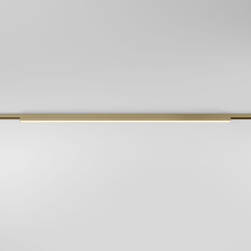 Трековый светильник магнитный 60*2*3 см, LED, 24W, 3000K, Elektrostandard Line Magnetic 85527/01, латунь