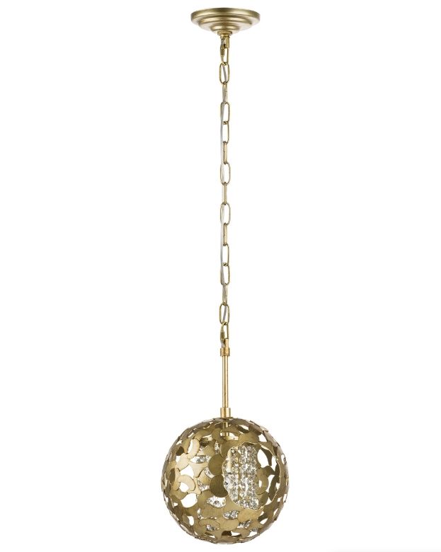 Светильник подвесной Light Star Verona 727011, диаметр 25 см, золото