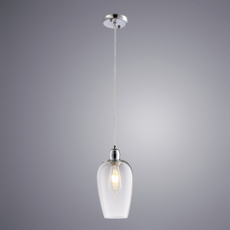 Подвесной светильник Arte Lamp A9291SP-1CC хром, диаметр 16 см