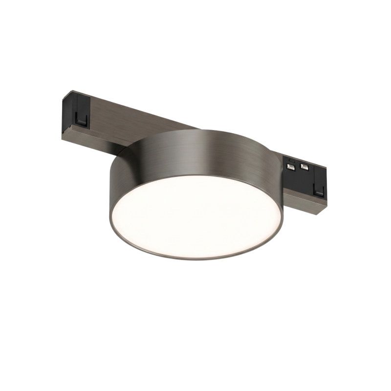 Светильник на шине 16*9,5*5,4 см, *LED*8W, 3000K, Denkirs SHINE PRIME FLOW 3000К | ШАЙН ПРАЙМ ФЛОУ 3000К DK4762-DN, темный никель
