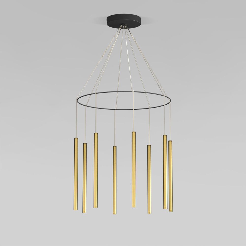 Светильник 60 см, 23W, 4000K, 24 °, Eurosvet 4690389218194, черный-латунь