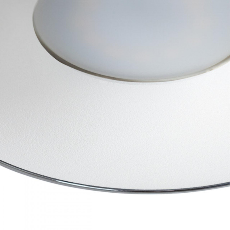Светильник 10 см, Arte Lamp HEZE A6665PL-1CC, хром-белый