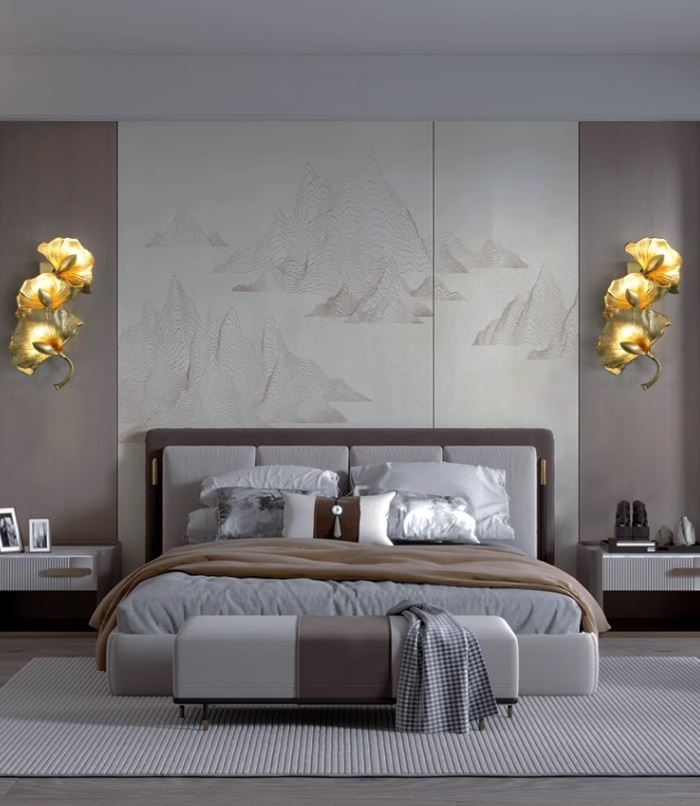 Настенный светильник Inodesign Golden Ginkgo Leaves 44.1810-0