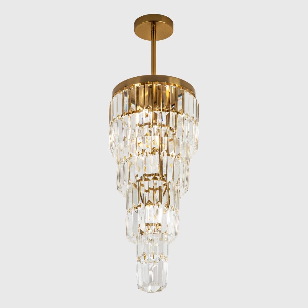 Подвесная люстра 26*26,6*82 см, Е14 4x40W, , Латунь MODELUX ML.854.4 BS