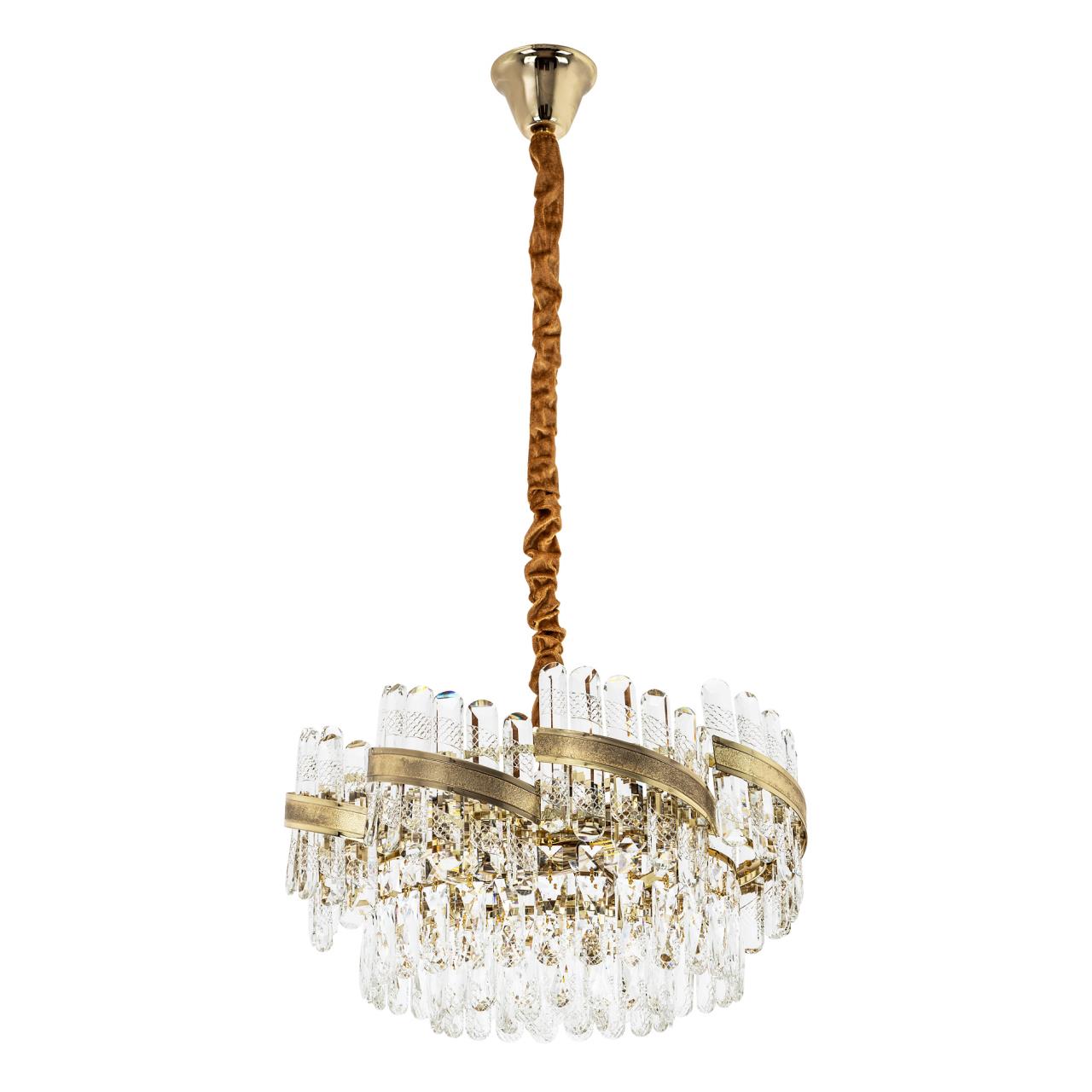 Подвесная люстра 50*60/110 см, 9*Е14 MODELUX ML.750.9 GD золото