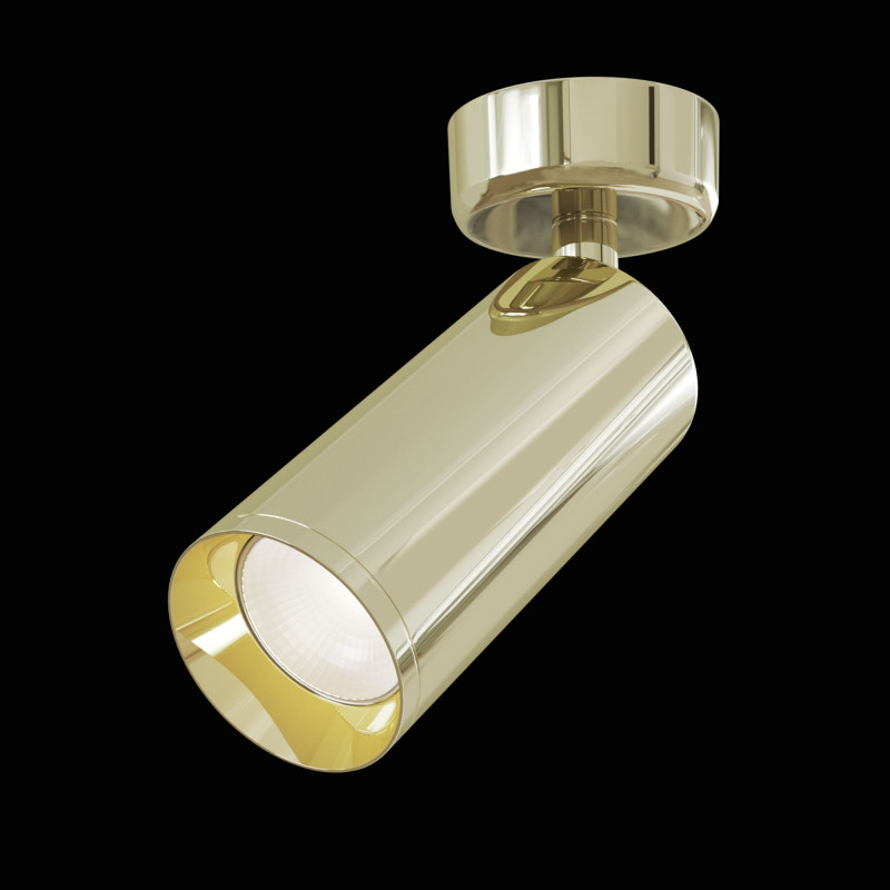 Светильник 7*7 см, GU10 50W, Maytoni Focus C017CW-01G, золото