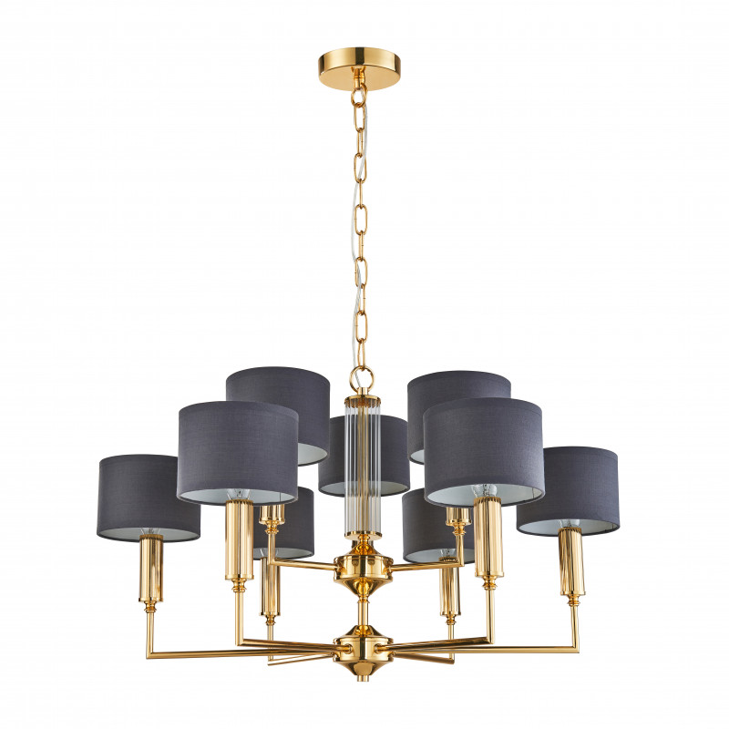 Подвесная люстра Favourite Laciness 2609-9P, D710*H430/1480, золото