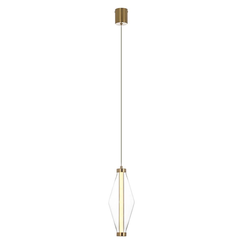 Подвесной светильник *12*45-165 см, *LED*5W, 3000K, Citilux Tanna CL253010, Латунь
