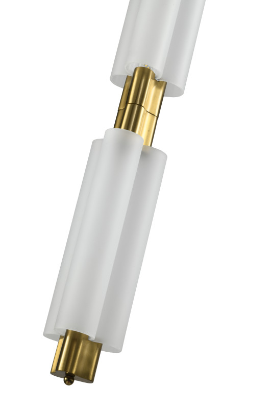 Подвесной светильник 12*180 см, LED, 16W, 4000K Zortes Algoda ZRS.1777.02, латунный