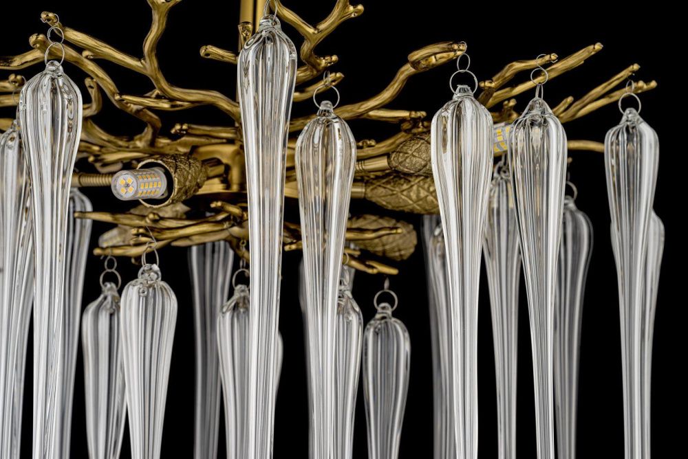 Люстра потолочная *47*57 см, 6*G9*40W, Dio D`arte Tavenna Antigue Tavenna H 1.3.46.101 A, Антик