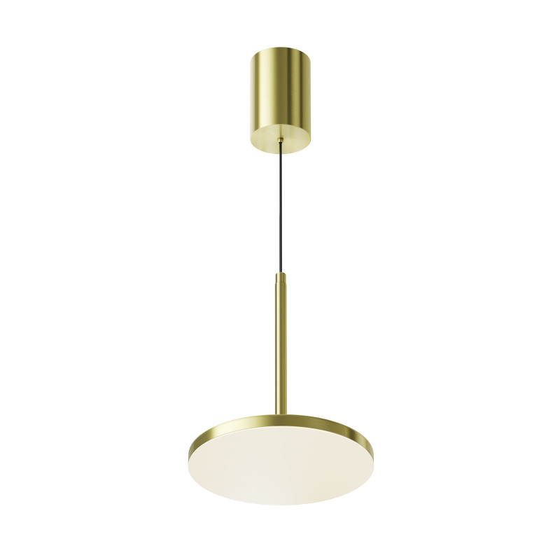 Светильник 19 см, 12W, 4000K, Maytoni Plato P076PL-L12W4K-BS, латунь