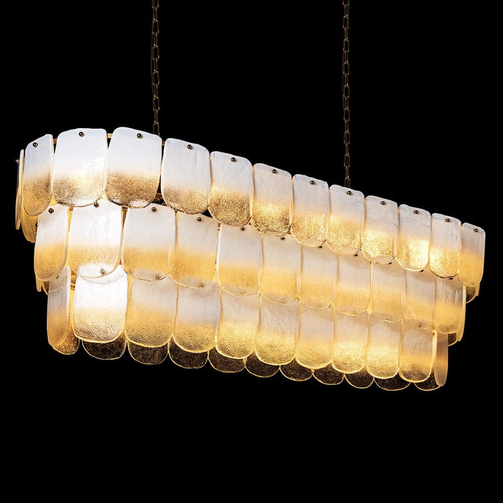 Подвесная люстра 120 см, Loft IT Gradient 10482/1200R White, бронза
