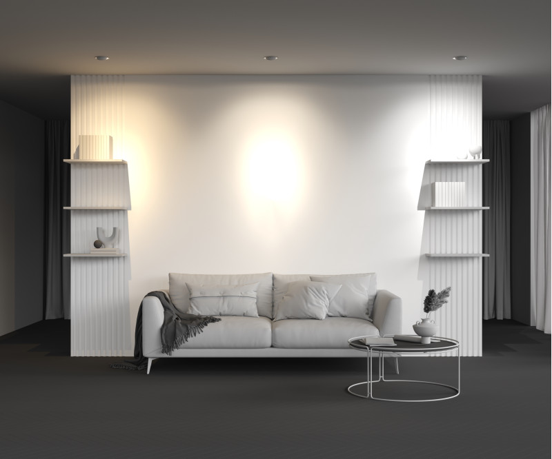Встраиваемый светильник 9,9*9,9*4,9 см, LED, 9W, Maytoni Technical Move DL060-9W3-4-6K-TRS-W белый