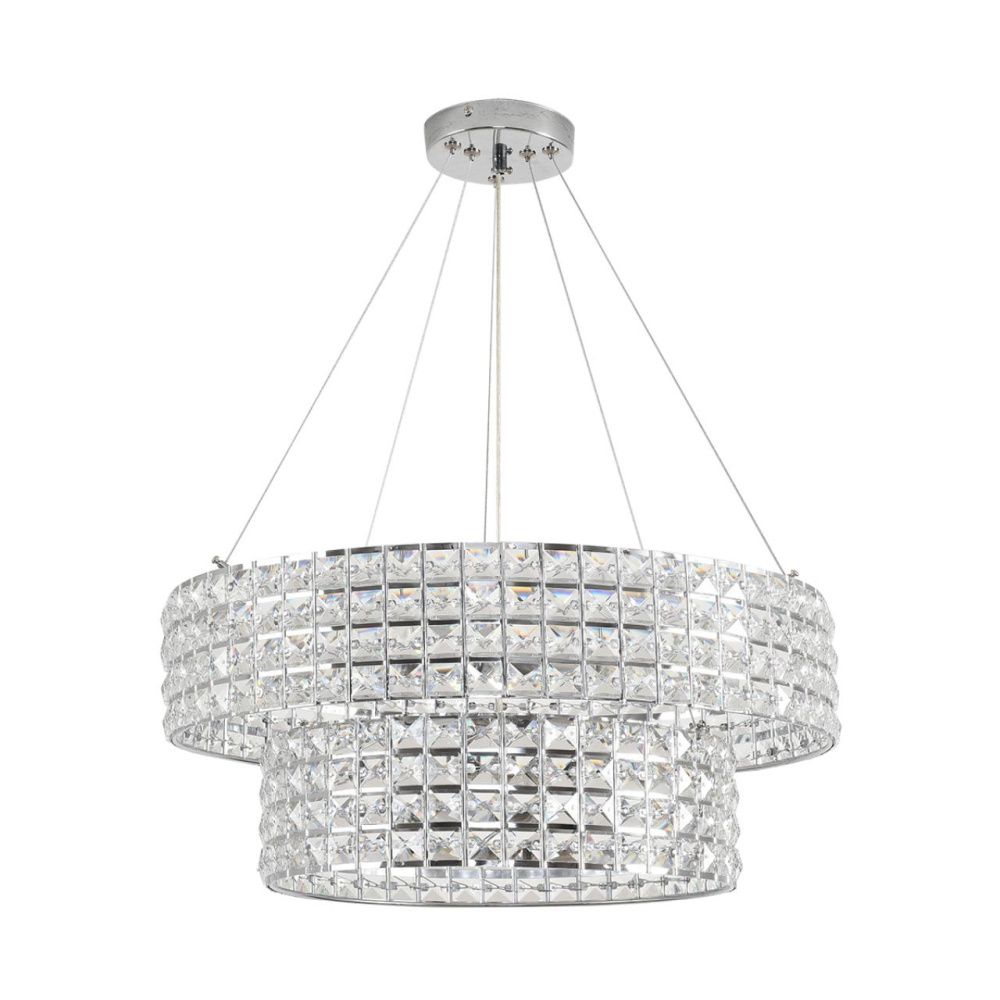 Люстра подвесная 8*48*80-80 см, 5*E27*60W, Lumion Narina 8378/5, хром