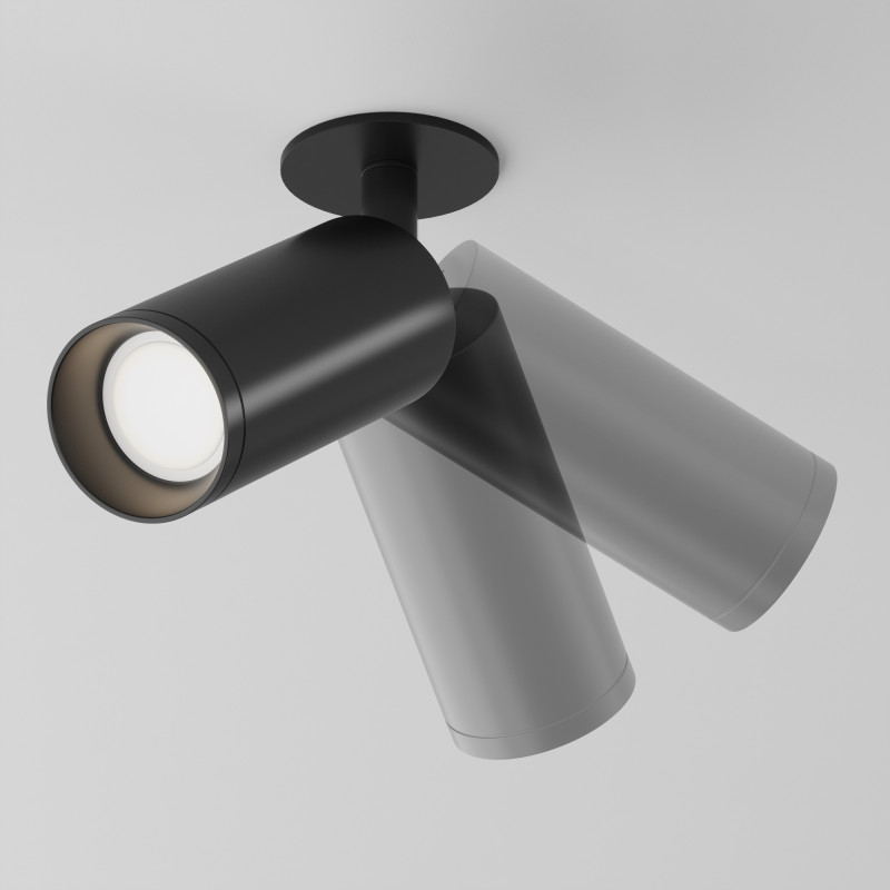 Встраиваемый светильник Maytoni Focus C018CL-01B, черный