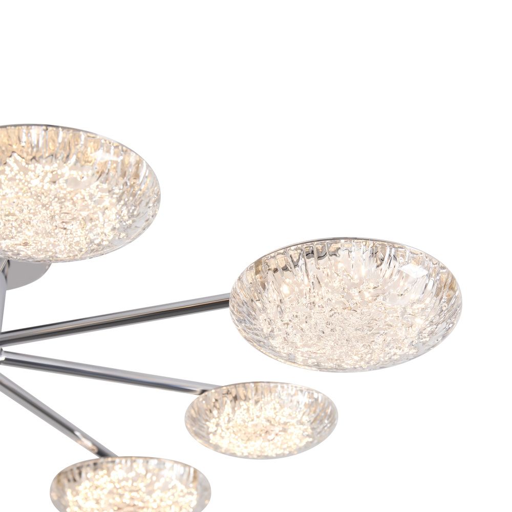 Потолочный светильник 16 см, LED*42W, 2700K, Freya Plane FR5531CL-L42CH, Хром
