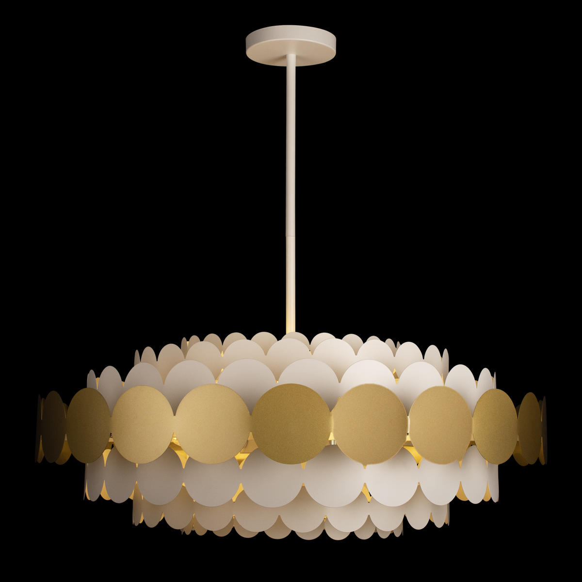 Подвесной светильник 82*32 см, 9*E14*40W LOFT IT Juicy 10310/M Gold золото, белый