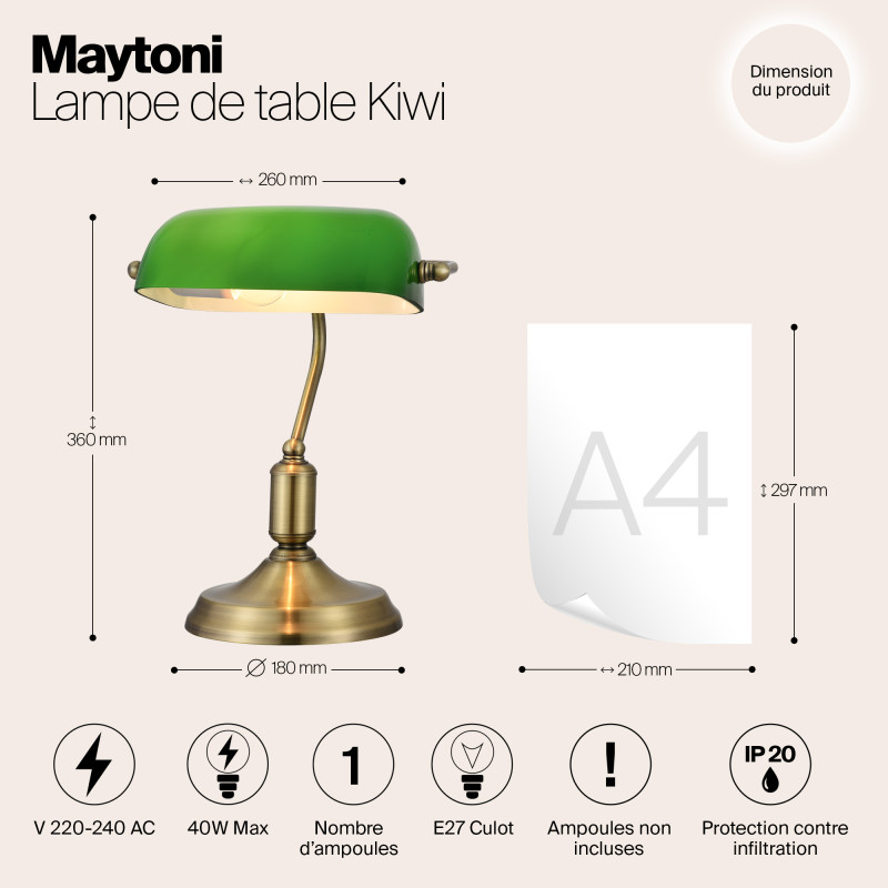 Настольная лампа Maytoni Kiwi Z153-TL-01-BS