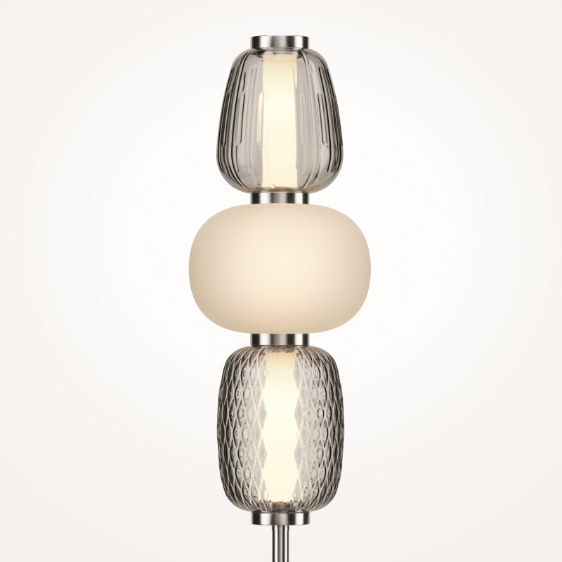 Настольная лампа 68 см, 28W, 3000K, Maytoni MOD267TL-L28CH3K, хром