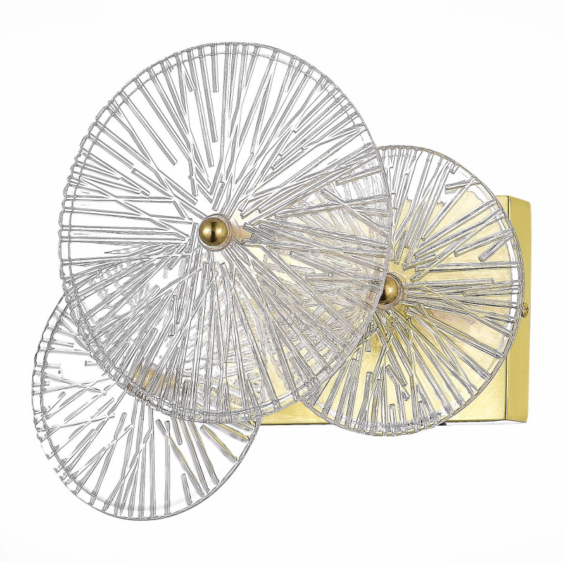 Бра 14 см, 40W, ST LUCE FLERO SL1657.201.01 Золотистый