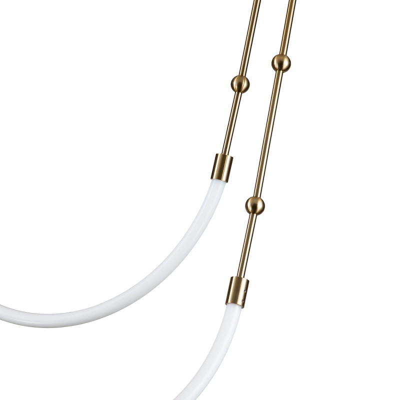 Подвесной светильник 1604*30 мм, 2*LED 19W 3000-6500K бронза Indigo Corda V000063L, 14010/2P Brass