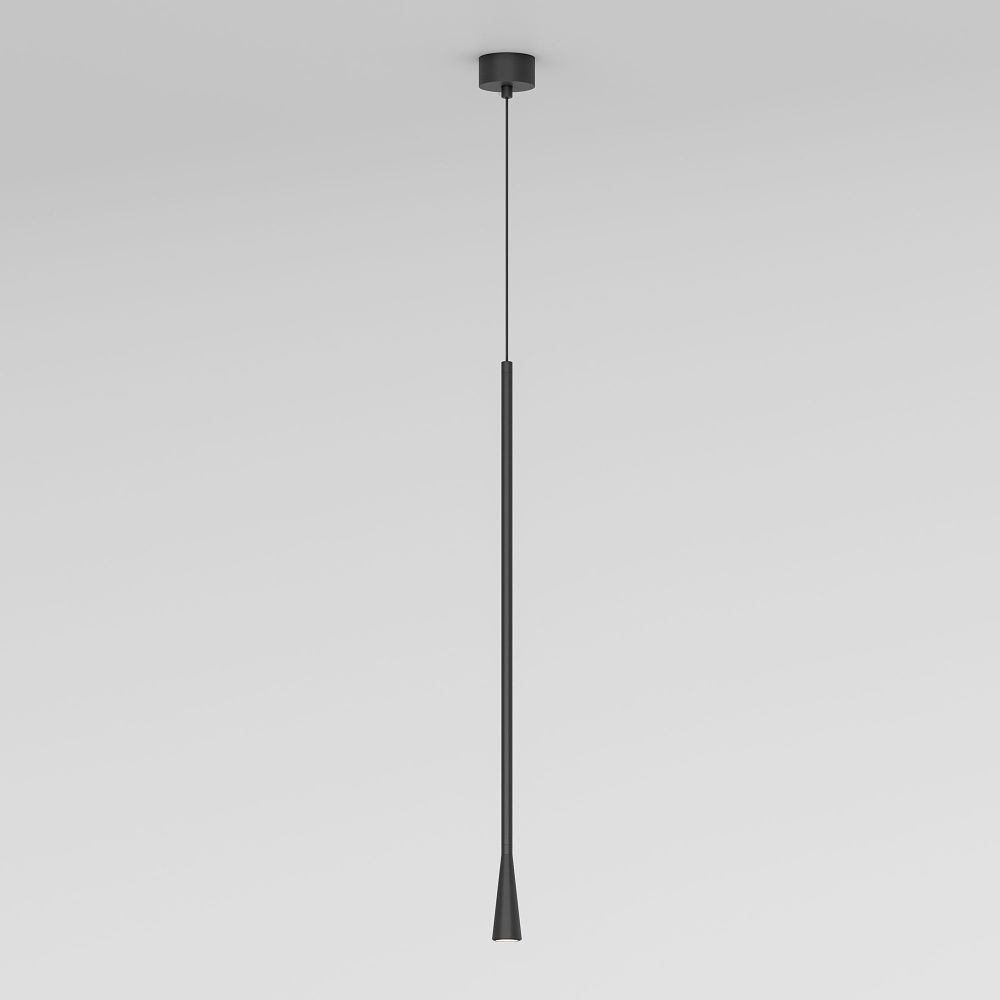 Подвесной акцентный светильник 6*6*140 см, LED, 7W, 4000K, Elektrostandard Vist 50312 LED, черный