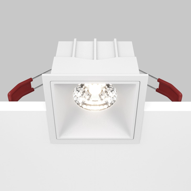 Светильник 9 см, 15W, 4000K, Technical DL043-01-15W4K-D-SQ-W, белый, 36°, Dim, Triac