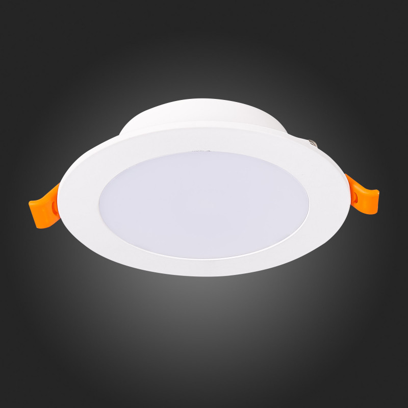 Встраиваемый светильник 12/10 см, 10W 3000K/4000K/6000K, IP20, 850 Lm ST LUCE ST212.508.10 Белый