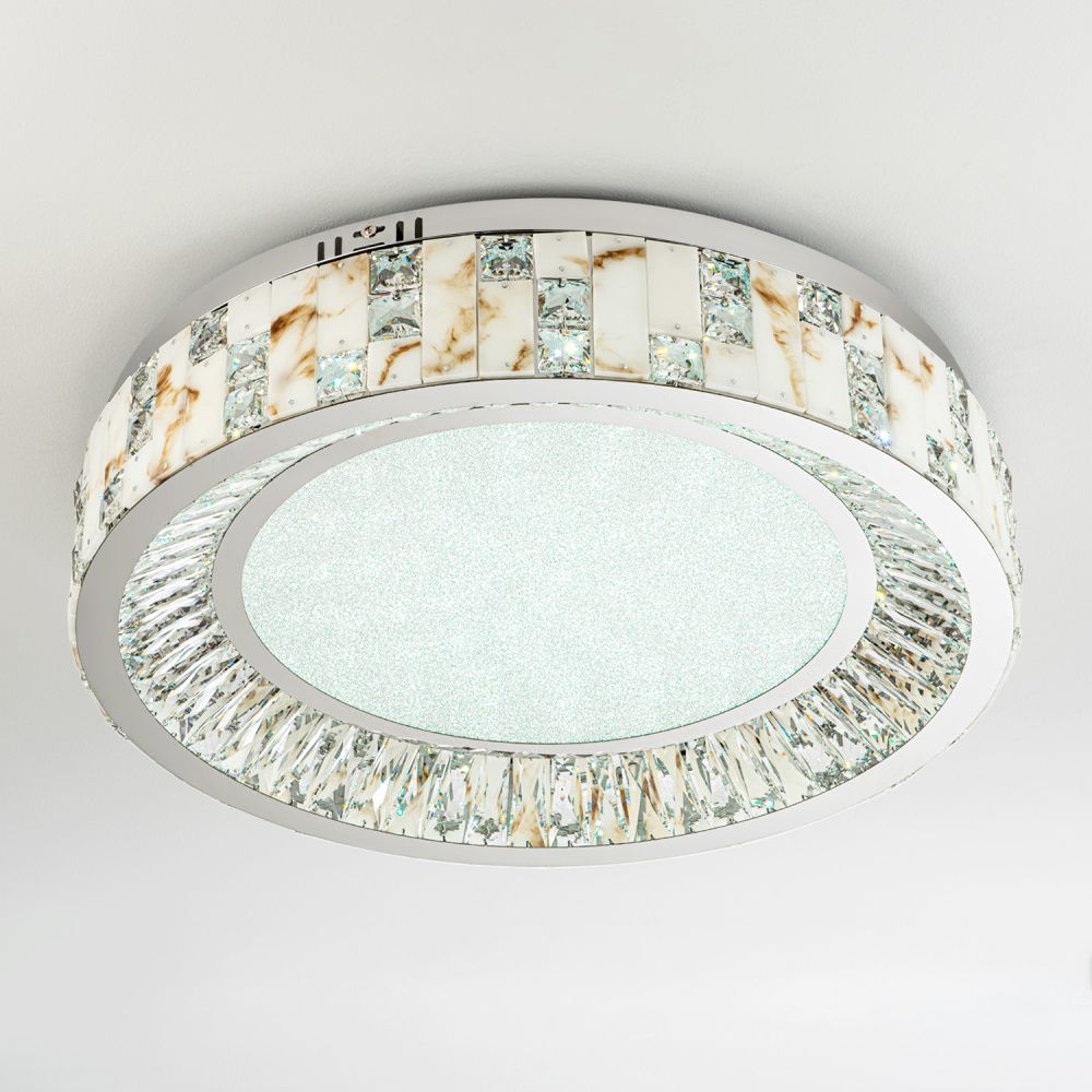 Светильник *60*13,1 см, LED*68W, 3000-6000K, Modelux  ML.2400.600 CR, Хром