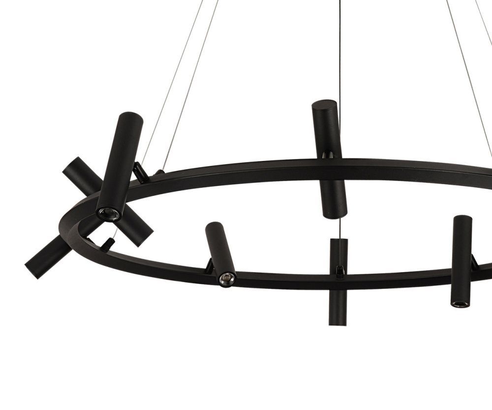 Люстра 100*150 см, LED 30W, 4000K Верония черный 150см KIN07613-10A,19