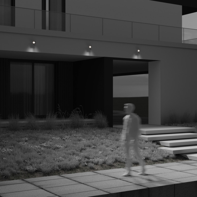 Прожектор 11 см, 10W, 4000K, Maytoni Flood FL001-L10B4KSR, черный