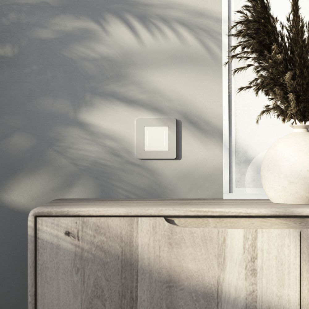 W4523641 Умный сенсорный выключатель двухклавишный, дымчатый Werkel, 4690389213939