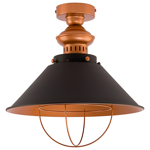 Потолочный светильник Nowodvorski GARRET 9247, черный, диаметр 34.5см