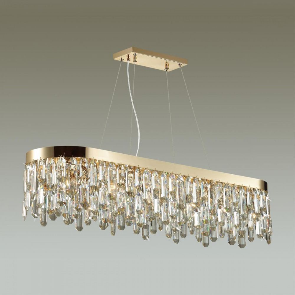 Подвесной светильник 100*28 см Odeon Light Dakisa 4986/12 Золото