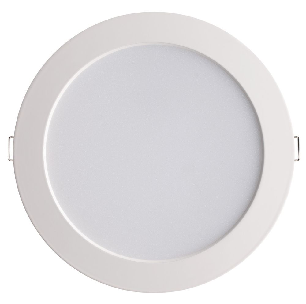 Светильник, 18 см, 20W, 4100К, белый, дневной свет, Novotech Luna 358031, встраиваемый светодиодный