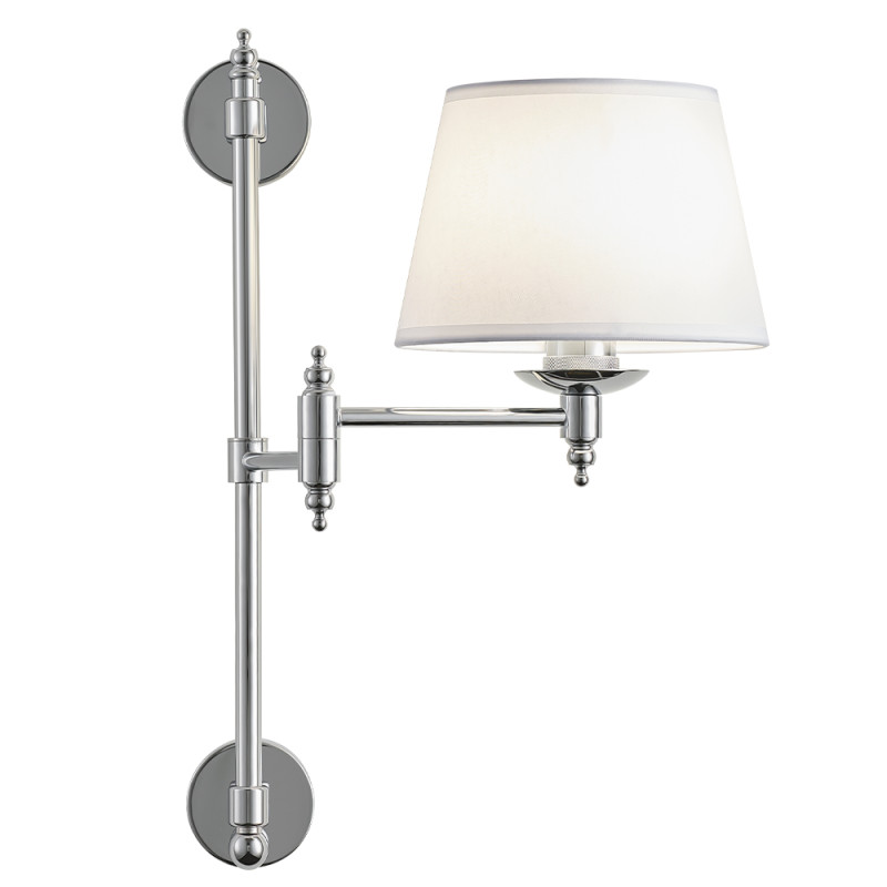 Неоклассика  Crystal lux POESIA AP1 CHROME, Текстиль+пластик