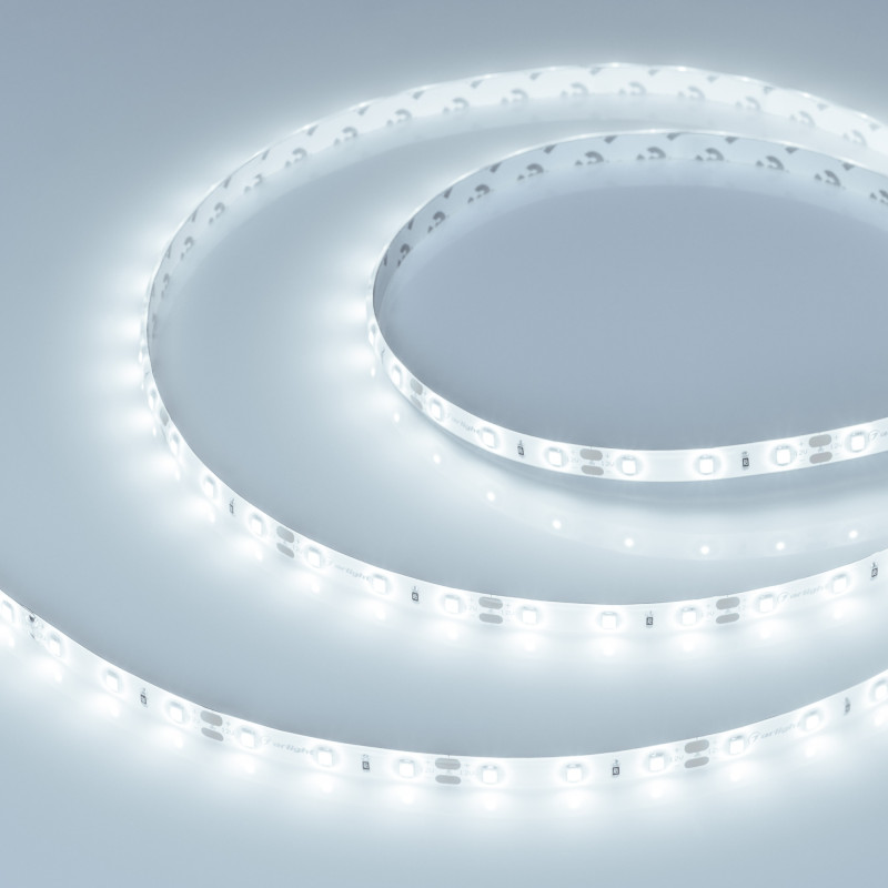 Лента герметичная RTW-SE-A60-8mm 12V Cool 10K (4.8 W/m, IP65, 2835, 5m) (Arlight, 4.8 Вт/м, IP65) 016836(2). Цена указана за 5 метров. Продается кратно 5 метрам.