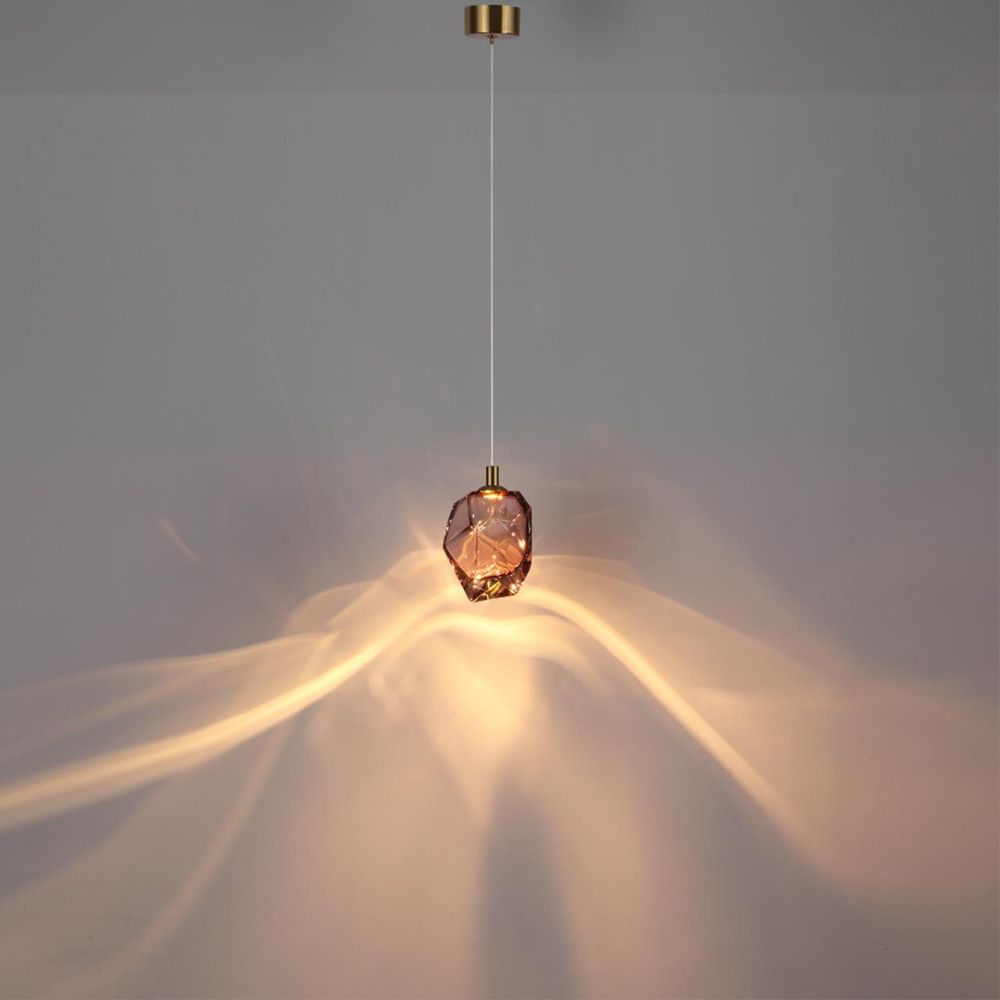 Подвесной светильник 13*46*250- см, 1*LED*4W, 3000K, Odeon Light Gemme 7113/4LB, цветной