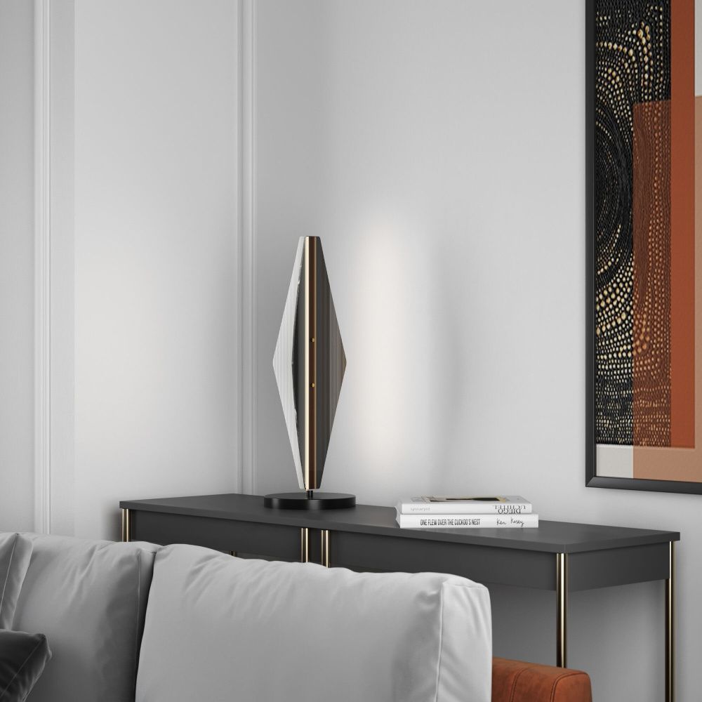 Настольная лампа 59 см, 19W, 4000K, Eurosvet 4690389218705, латунь