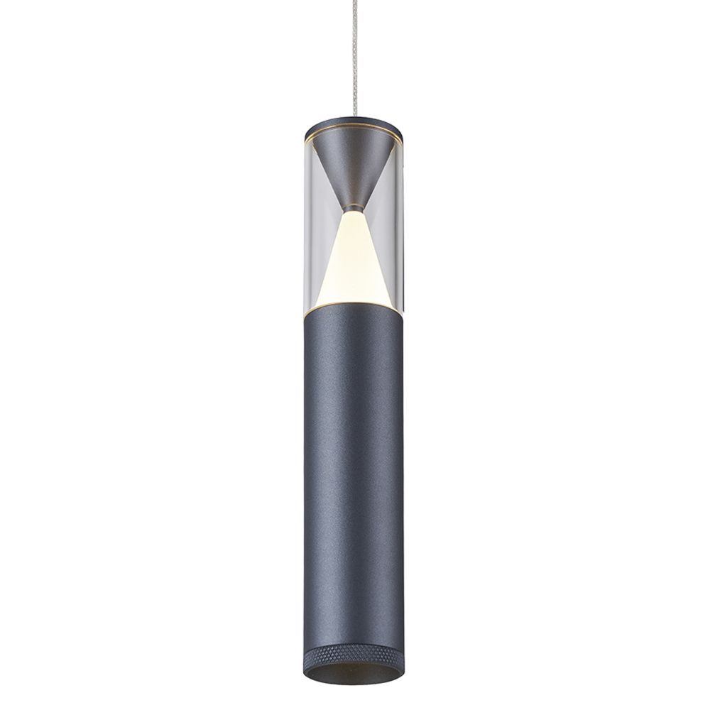 Подвесной светильник 8,5*178,5 см, *LED*7W, 3000K, Mantra Spark MAN8967, темно-серый