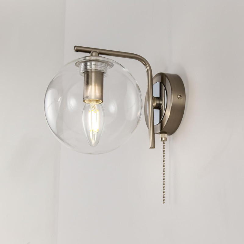 Настенное бра Citilux Томми CL102311, матовый хром