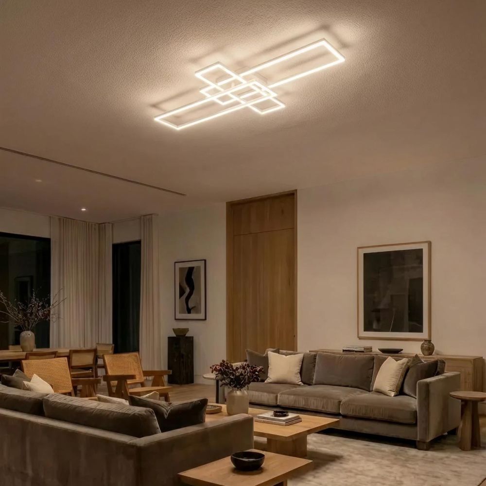 Светильник 94 см, 64W, 3000-5500K, Citilux KUBIT CL201130, белый