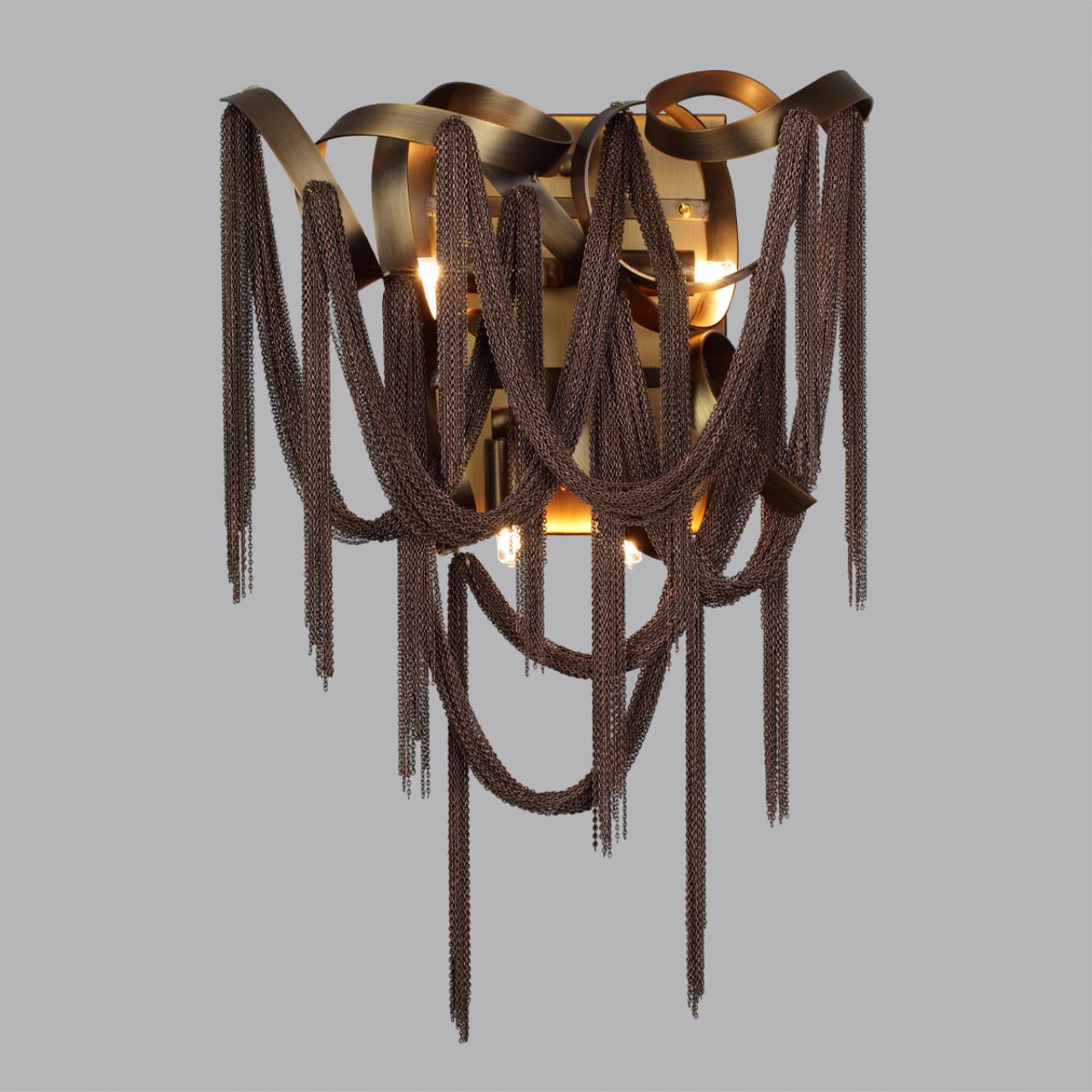 Бра 30*50 см, 4 G9*40W, Odeon Light Chainy, античная бронза 5066/4W