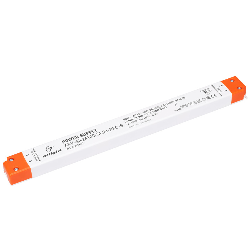 Блок питания для светодиодной ленты Arlight 022171(3) 32*3*1,8 см.