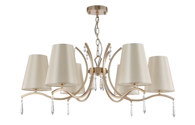 Люстра 86 см, Crystal Lux RENATA SP6 GOLD Золотой