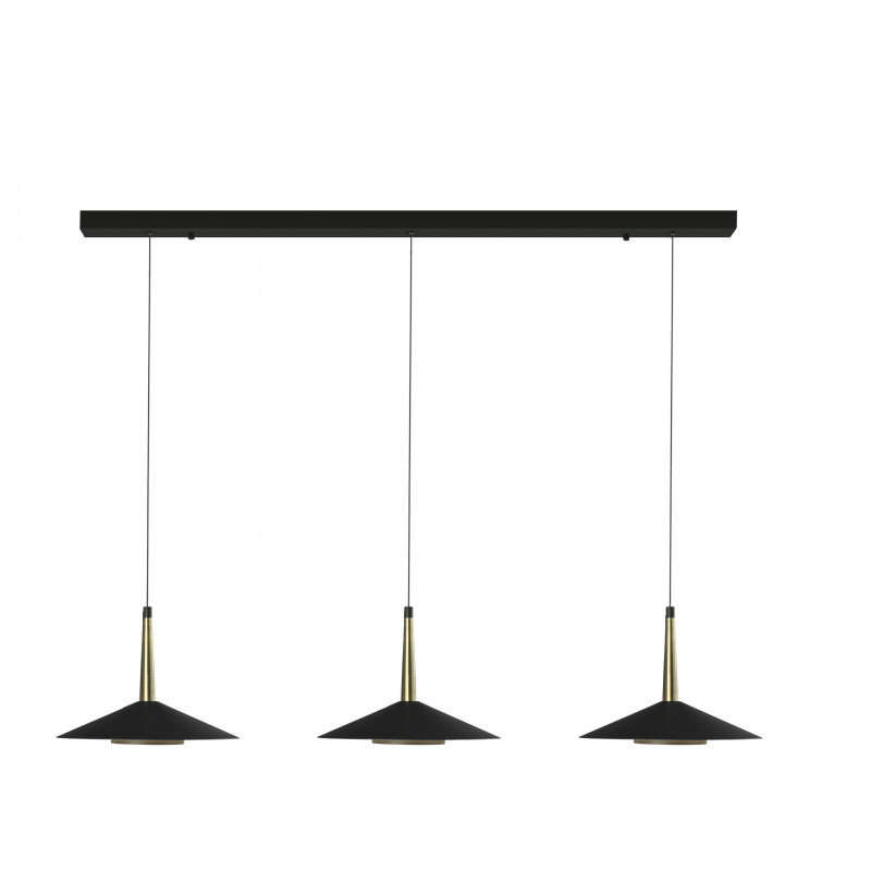 Подвесной светильник 120*25*202,4 см, LED *  24W, 3000К Mantra Orion 7475, латунный