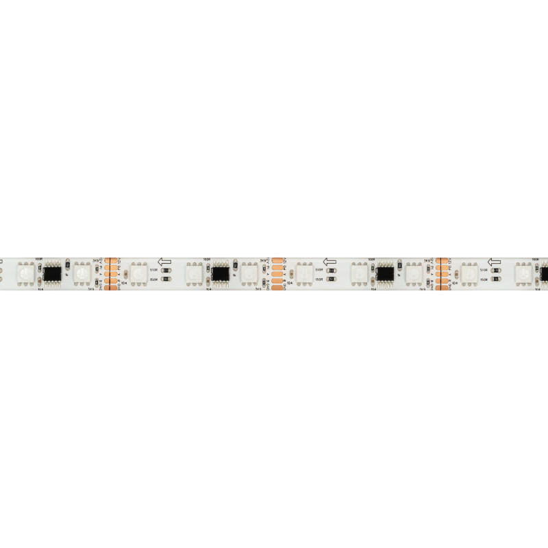 Лента герметичная DMX-SE-B60-10mm 12V RGB-PX3 (14 W/m, IP65, 5060, 5m), Arlight 039604. Цена указана за 5 метров. Продается кратно 5 метрам.