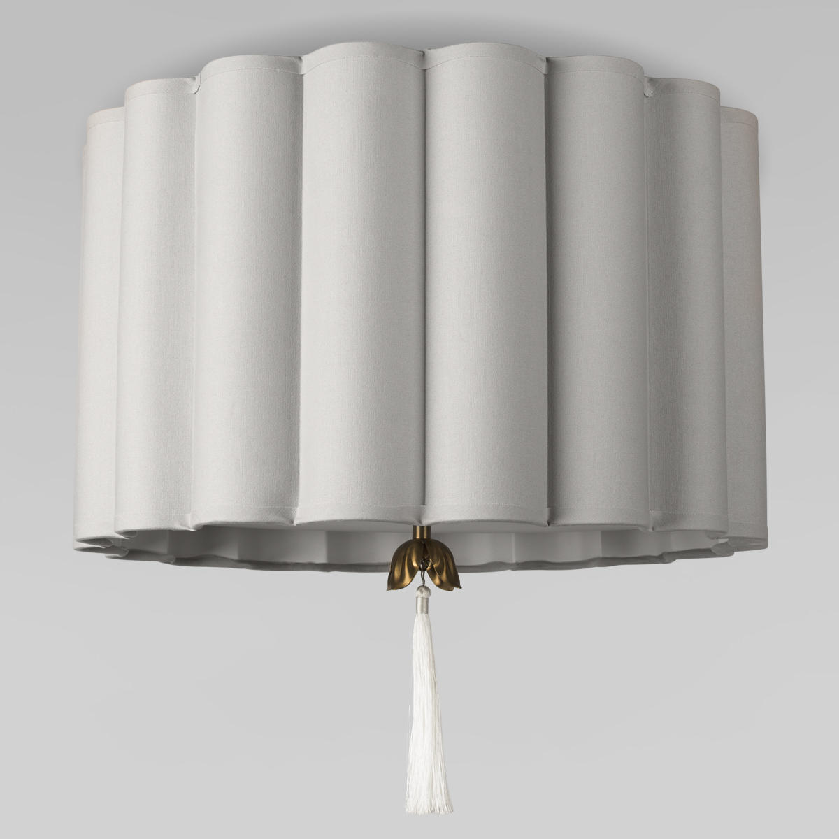 Потолочный светильник 47*46 см, 3*E14 LOFT IT Mellow 10306 Grey linen латунь