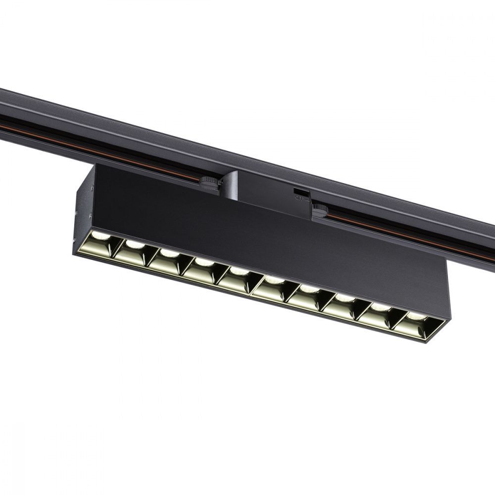 Светодиодный светильник 27 см, 16W, 4000K, Novotech PORT 358857, черный