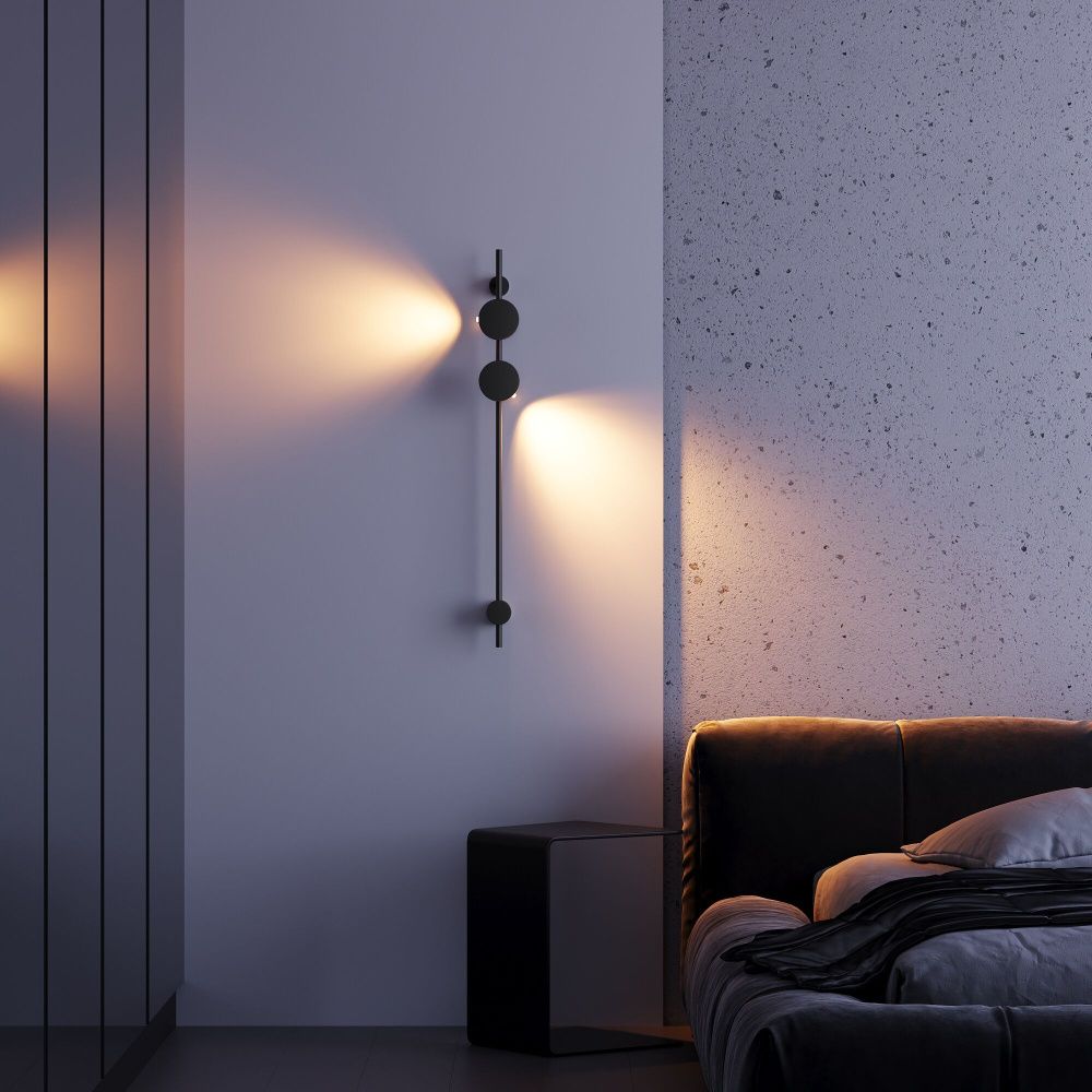 Cветильник настенный светодиодный 97 см, 5W, 3000K, Elektrostandard Illume 3000K 40154/LED, черный